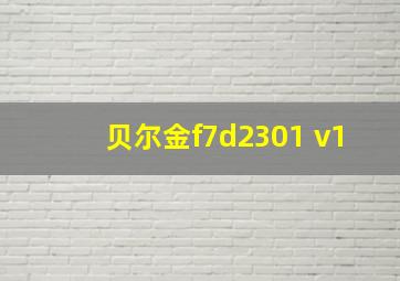 贝尔金f7d2301 v1